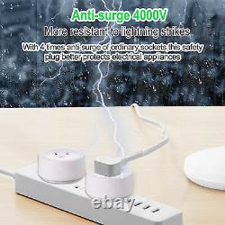 Wireless Plug Outlet Adapter with Mini Remote Control No Hub No Wifi White 6Pack
