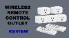 Wireless Remote Control Outlet Programable Up To 100 Feet Range 5 Outlets 2 Remotes Dewenwils