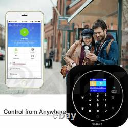 Wireless Security GSM WiFi Smart Home Office Intruder Burglar Fire Alarm System