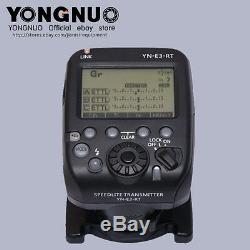 YONGNUO 2PCS YN600EX-RT II Flash speedlite + YNE3-RT Flash Controller for Canon