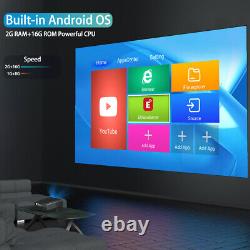 10000lumen Smart 5g Wifi Projecteur Native 1080p Android Bt App En Ligne Hdmi 4k Hd