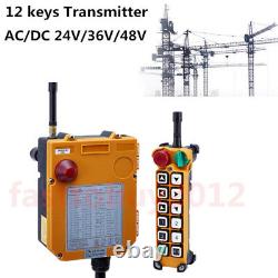 12 Clés Radio Sans Fil Industriel Télécommande Crane Eot Ac/dc 18v-65v