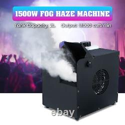 1500w Haze Machine Low Profile DMX Dj Smoke Machine Remote Control Stage Hazer