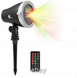 1byone Projecteur De Lumière Laser Extérieure De Noël Avec Télécommande Sans Fil