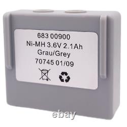 4Pcs 683 00900 3.6V batterie pour la télécommande sans fil grise du camion pompe Hetronic