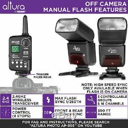 Altura Photo Professional Flash Kit Pour Sony Compacts (2pcs)