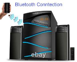 Boytone 2.1 Bluetooth Bluetooth Speaker Stereo Systeme, Lumières, Usb, Sd 50 W