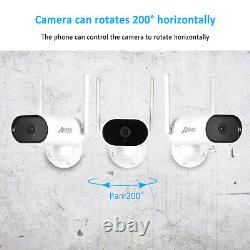 Caméra Ip Du Système De Sécurité Sans Fil Extérieur Avec Kit De Surveillance À Domicile Nvr 3mp Ir