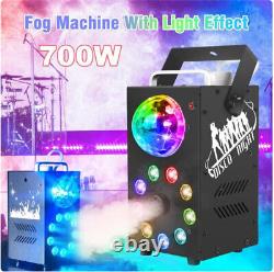 Contrôle à distance sans fil Machine à fumée avec lumières LED colorées FOG-700