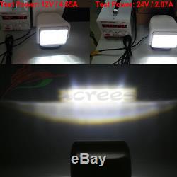 Cree Led De Contrôle À Distance Recherche Travail Spot Light Sans Fil 60w 12v Pour X1 Bateau