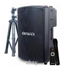 Enceinte AIWA AW912, BLUETOOTH, USB, RADIO, TÉLÉCOMMANDE, MICROPHONE SANS FIL