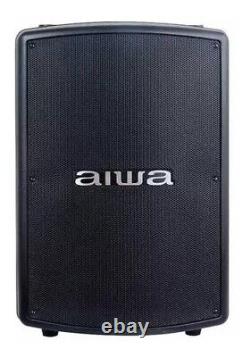 Enceinte AIWA AW912, BLUETOOTH, USB, RADIO, TÉLÉCOMMANDE, MICROPHONE SANS FIL