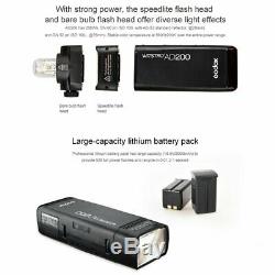 Flash Appareil Photo Godox Ad200 2.4g Ttl Pocket Speedlite Pour Nikon Canon Sony Fujifilm