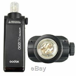 Godox Ad200 Ttl Pocket Flash Speedlite Double Têtes Pour Canon / Nikon / Sony / Reflex Numérique