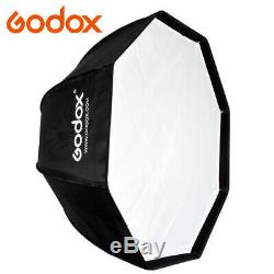 Godox Sl-60w 5600k 60w Led Vidéo Lumière Télécommande Sans Fil + Softbox B1k8
