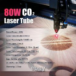 Graveur Laser Omtech Co2 Avec Commandes Ruida Autofocus 28x20 Lit Motorisé 80w