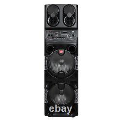 Haut-parleur Bluetooth Rechargeable Loud Lourd Bass Stéréo Withmic Led Aux Remote