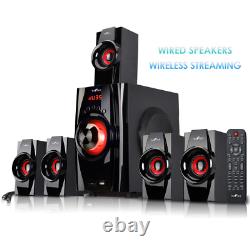 Home Theater System Smart Tv Speakers Surround Sound Wireless 5.1 Bluetooth Usb