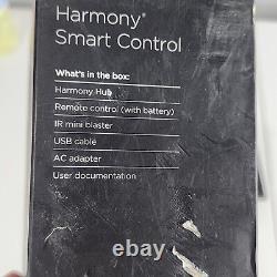 Hub de contrôle intelligent Logitech Harmony Smart et télécommande tout en un simple