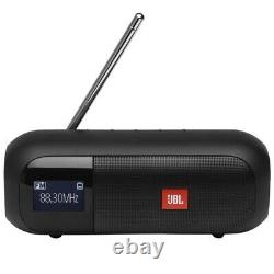 Jbl Tuner 2 Fm Portable Bluetooth Haut-parleur Étanche Avec Radio Fm Ipx7 Noir Nouveau