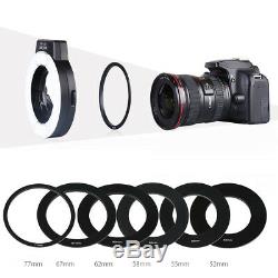 Kf-150 Macro Bague Flash Light 6 Adaptateur Noyaux Pour Reflex Numérique Nikon Caméra K & F Concept