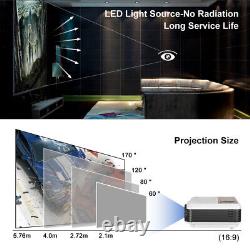 Led Android 6.0 Projecteur 1080p Bluetooth Wifi Full Hd Wireless Party Gift Us