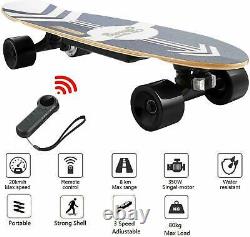 Mini Electric Skateboard 350w Motor Longboard Board Sans Fil Avec Contrôleremote