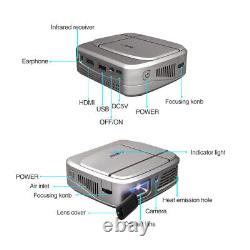 Mini Portable Dlp 3d Hd Wifi Projecteur Sans Fil Airplay Bundle 3d Lunettes Us
