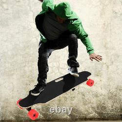 New Electric Skateboard Longboard Avec Contrôleur À Distance Sans Fil Rouge