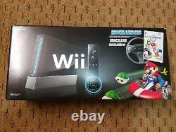 Nintendo Wii Mario Kart Pack Console Noire Ntsc-u/c (us/ca)