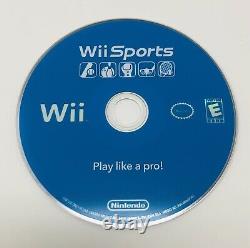 Nintendo Wii Sports Console Bundle Wii Système Avec 2 Contrôleurs Cleaned
