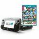 Nintendo Wii U 32 Go Console Noire + Nouveau Super Mario Bros Expédition Le Même Jour