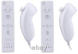 Nintendo Wii Video Game System 2-remote Bundle Rvl-001 Gamecube Console Blanche