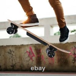 Nouveau 27.5 Electric Skateboard 350w 20km/h Longboard Avec Télécommande Sans Fil