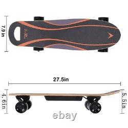 Nouveau 27.5 Electric Skateboard 350w 20km/h Longboard Avec Télécommande Sans Fil