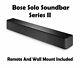 Nouveau Bose Solo Soundbar Series Ii 845194-1100 Support Mural Et À Distance Inclus