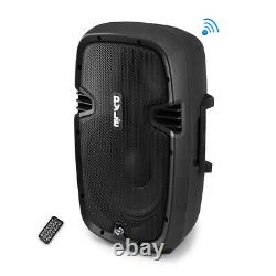 Nouveau Pphp1037ub 10'' Powered 2-way Speaker Mp3 Usb Entrée Sd + Bluetooth Et Enregistrement