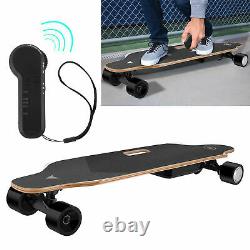 Nouvelle 35 Skateboard Électrique 350w 20 Kmh Longboard Avec Télécommande Sans Fil Us Contrôle