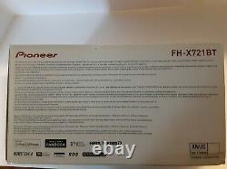 Pioneer Fh-x721bt Récepteur De CD Rds (autoradio) (autoradio), Bluetooth, Usb