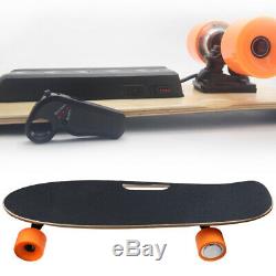 Planche À Roulettes Électrique Télécommande Sans Fil Longboard Skate Complet Plate-forme Ak