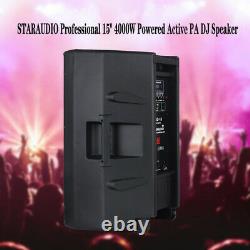 Pro 15 Pa Powered Active Speaker System Passive Stage Bluetooth Audio Speaker