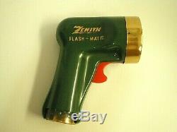 Rare Vtg 1955 Zenith Flash Matic Gun 1st Sans Fil Telecommande Tv Avec La Boîte Works