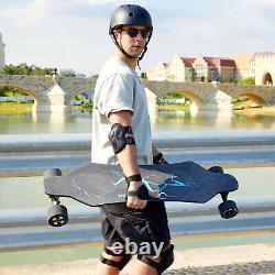 Skateboard Électrique Avec Télécommande Sans Fil, 350w, 12,4 Mph, 7 Couches 30