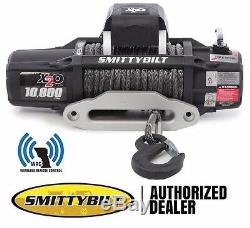 Smittybilt X2o Comp 10 000 Lb Sans Fil Corde Synthétique Treuil Avec Chaumard 98510