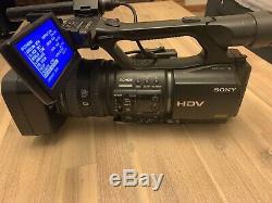 Sony Hvr-hd Z5p Professional Pal Caméra Vidéo Avec Hvr-mrc1 Unité D'enregistrement