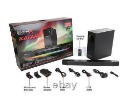 Sound Blasterx Katana Multi-canal Bluetooth Sans Fil Gaming Soundbar (noir)