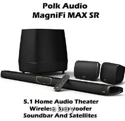 Système Audio Polk Audio Magnifi Max Sr Am8414-a Satellites Soundbar & Subwoofer