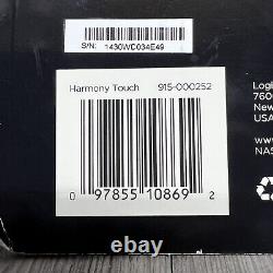 Télécommande Logitech Harmony Touch 915-000252 avec chargeur NOS 2014 NEUVE SCELLÉE