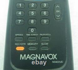 Télécommande Vcr Magnavox N9422ud Pour Vrc602 Vrc602mg Vrc602mg98