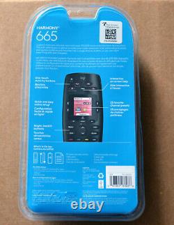 Télécommande universelle Logitech Harmony 665 à 10 appareils (NEUVE, SCELLÉE D'USINE)